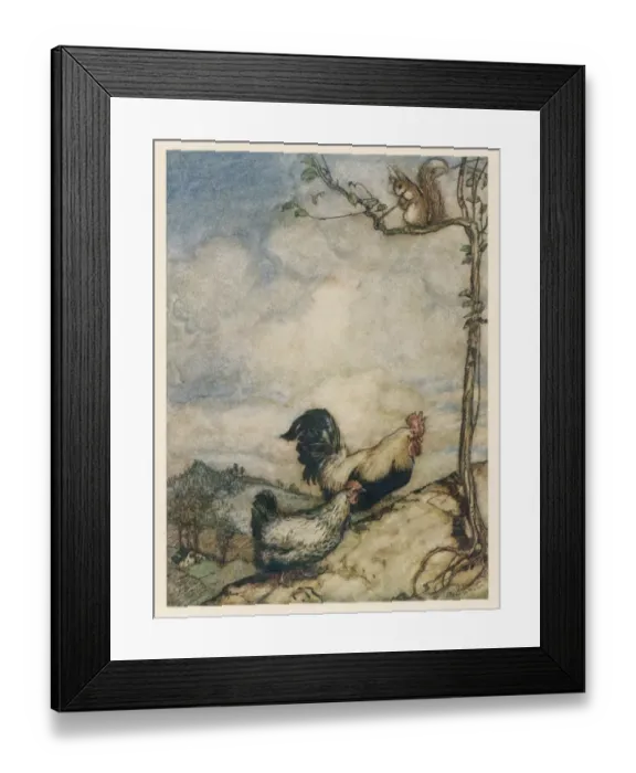 Framed Print : Chantecleer, Partlet Framed Print : Chantecleer, Partlet