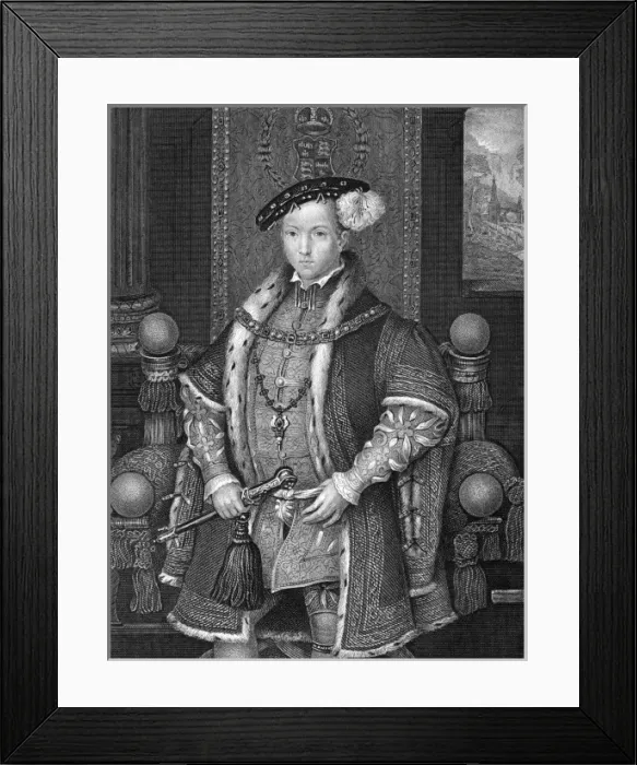 Framed Print : EDWARD VI / 1537-1553 Framed Print : EDWARD VI / 1537-1553