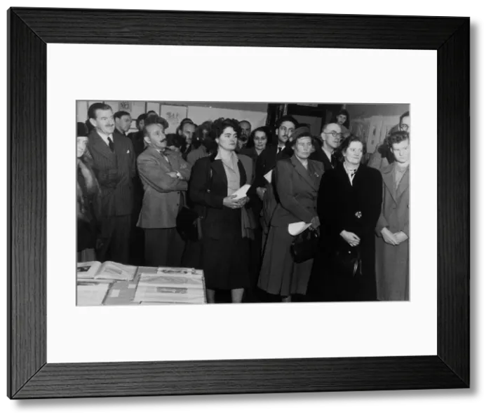 Framed Print : At a Book Exhibition Framed Print : At a Book Exhibition