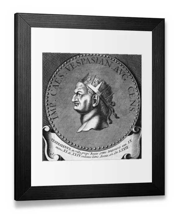 Framed Print : Vespasianus Crowned Framed Print : Vespasianus Crowned