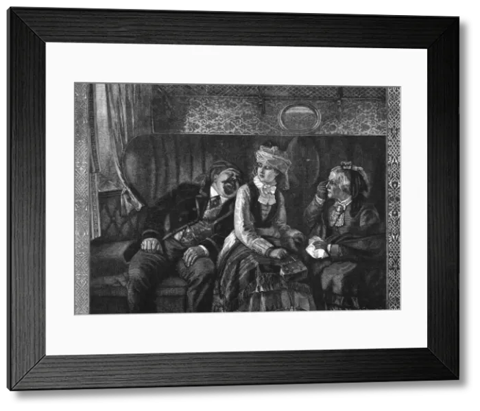 Framed Print : Argument against Chunnel Framed Print : Argument against Chunnel