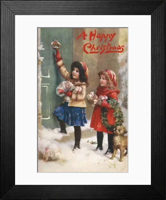 Framed Print : Children Visiting Framed Print : Children Visiting