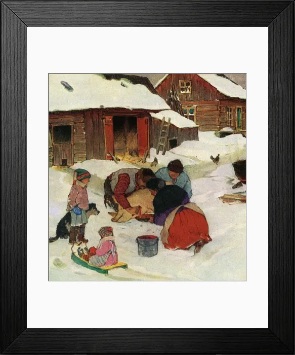 Framed Print : Christmas in Canada Framed Print : Christmas in Canada