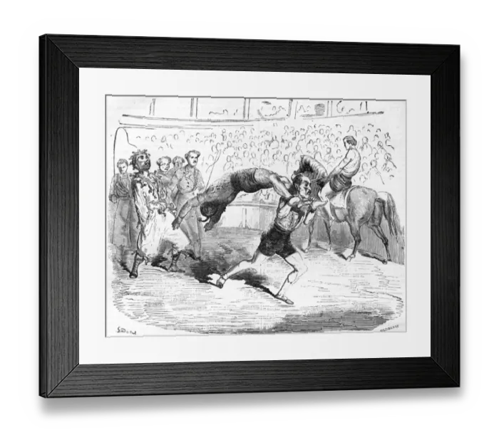 Framed Print : Cirque Napoleon Clowns Framed Print : Cirque Napoleon Clowns