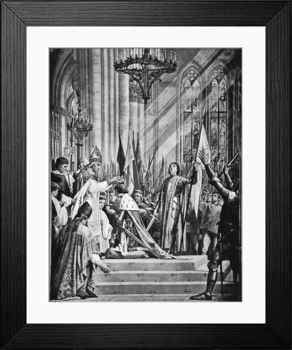 Framed Print : Sacre of Charles VII