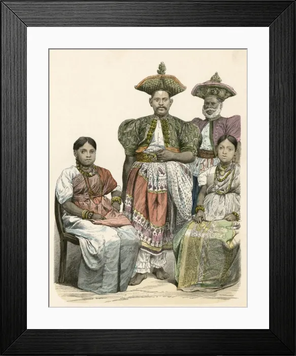 Framed Print : Racial / Sri Lanka 1880 Framed Print : Racial / Sri Lanka 1880