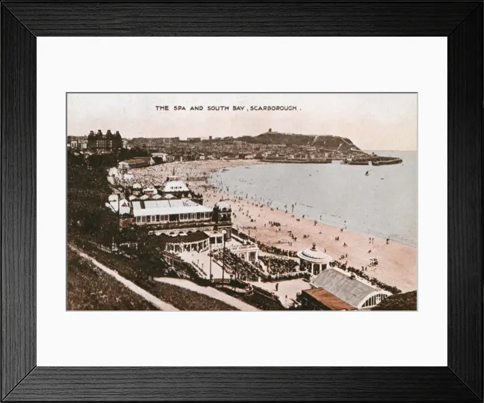 Framed Print : Spa and South Bay, Scarborough, North Yorkshire Framed Print : Spa and South Bay, Scarborough, North Yorkshire