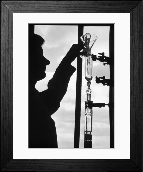 Framed Print : Scientist at Work 1950S Framed Print : Scientist at Work 1950S
