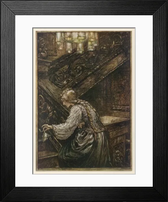 Framed Print : Frog Prince (Rackham) Framed Print : Frog Prince (Rackham)