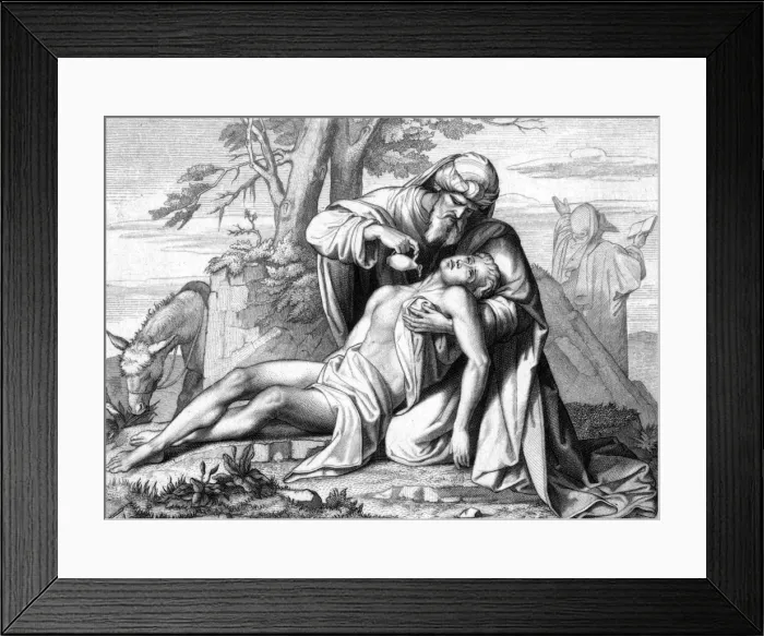 Framed Print : Parable / Good Samaritan Framed Print : Parable / Good Samaritan