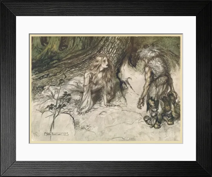 Framed Print : Mime and Siglind Framed Print : Mime and Siglind