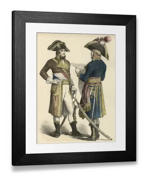 Framed Print : French Generals 1799-00 Framed Print : French Generals 1799-00