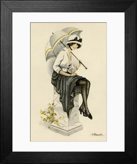 Framed Print : Female Type / Signorina Framed Print : Female Type / Signorina