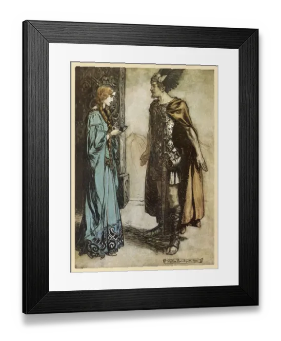 Framed Print : Siegfried Drinks Potion Framed Print : Siegfried Drinks Potion