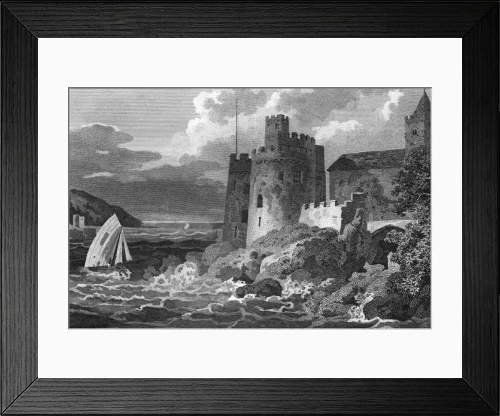 Framed Print : Dartmouth Castle / 1807 Framed Print : Dartmouth Castle / 1807