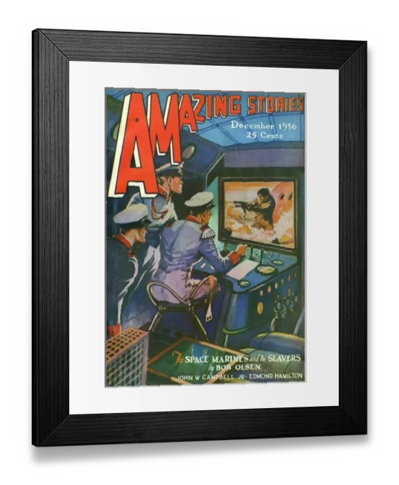 Framed Print : Space Marines & Slavers Framed Print : Space Marines & Slavers
