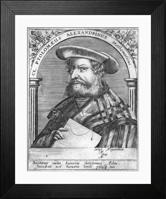 Framed Print : Ptolemy (De Brij) Framed Print : Ptolemy (De Brij)