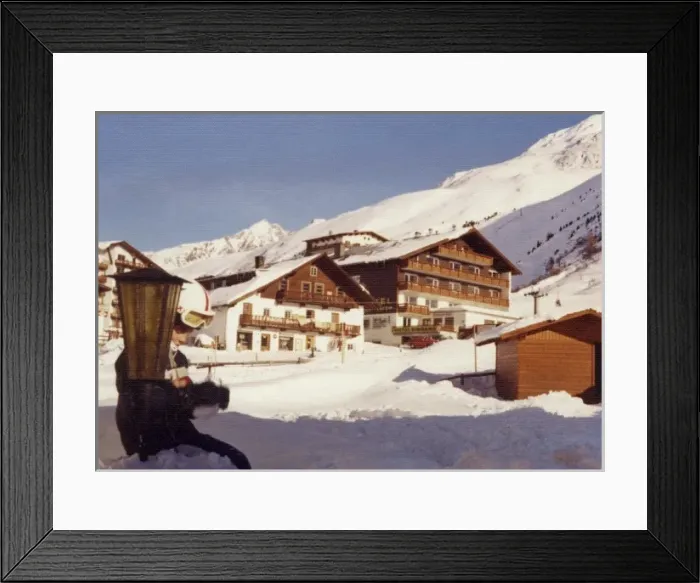 Framed Print : Village of Obergurgl, Austrla Framed Print : Village of Obergurgl, Austrla