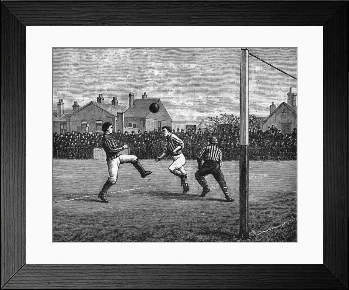 Framed Print : 1888 Football Match Framed Print : 1888 Football Match