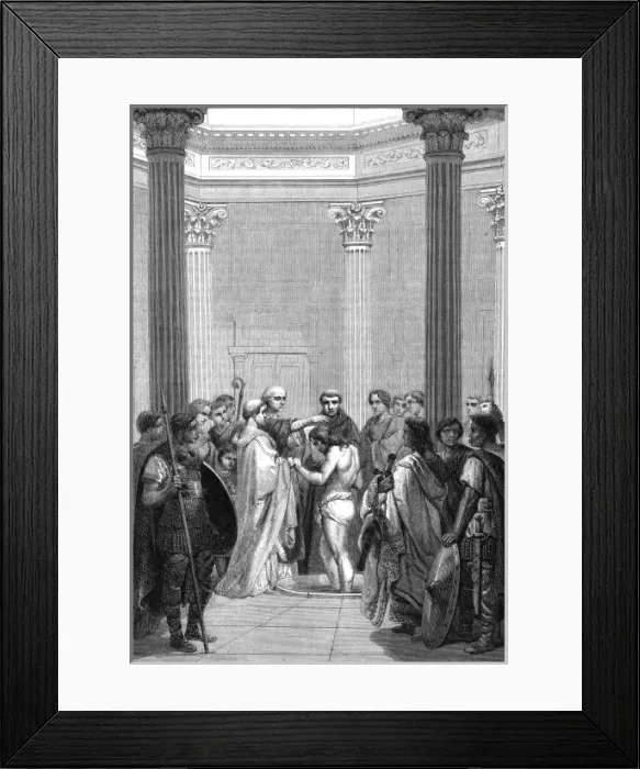 Framed Print : Clovis Baptised (1) Framed Print : Clovis Baptised (1)