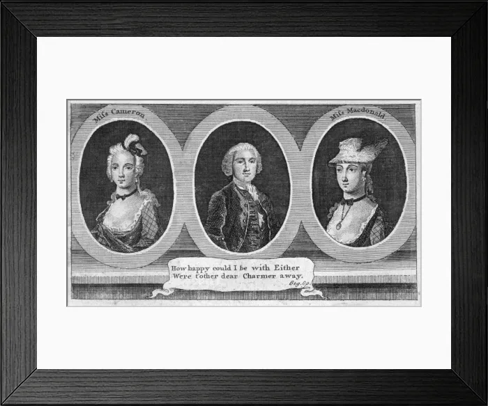 Framed Print : Charles Stuart / 2 Ladies Framed Print : Charles Stuart / 2 Ladies