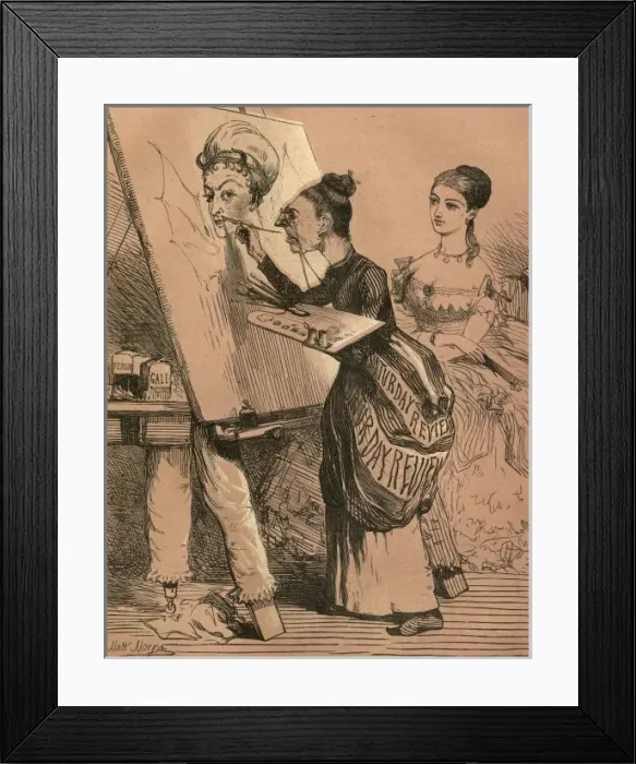 Framed Print : The Girl of the Period Framed Print : The Girl of the Period