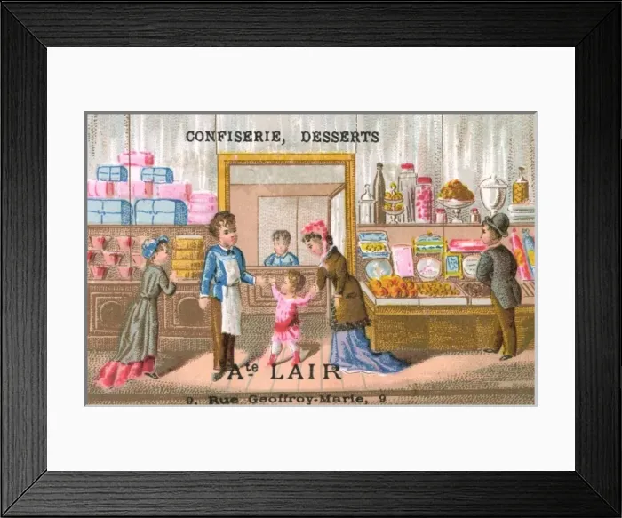 Framed Print : French Confectioner s Framed Print : French Confectioner s