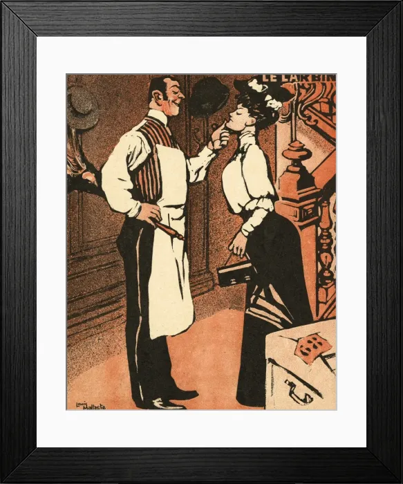 Framed Print : Butler & New Maid Framed Print : Butler & New Maid
