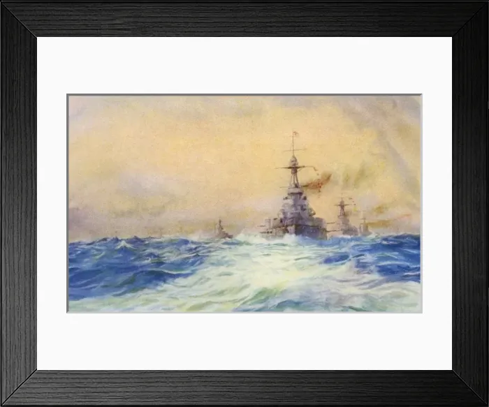 Framed Print : Iron Duke Warship Framed Print : Iron Duke Warship