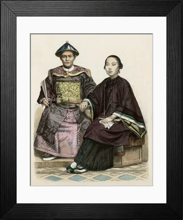 Framed Print : Racial / China / Merchant Framed Print : Racial / China / Merchant