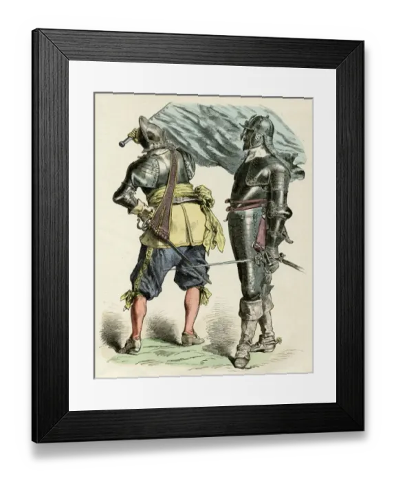 Framed Print : Military / Dress / 17th Cent Framed Print : Military / Dress / 17th Cent