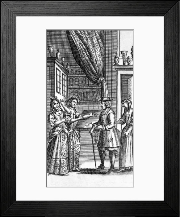 Framed Print : Moliere / Femmes Savantes Framed Print : Moliere / Femmes Savantes