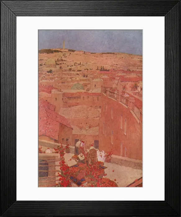 Framed Print : Jerusalem / Mount Olives Framed Print : Jerusalem / Mount Olives