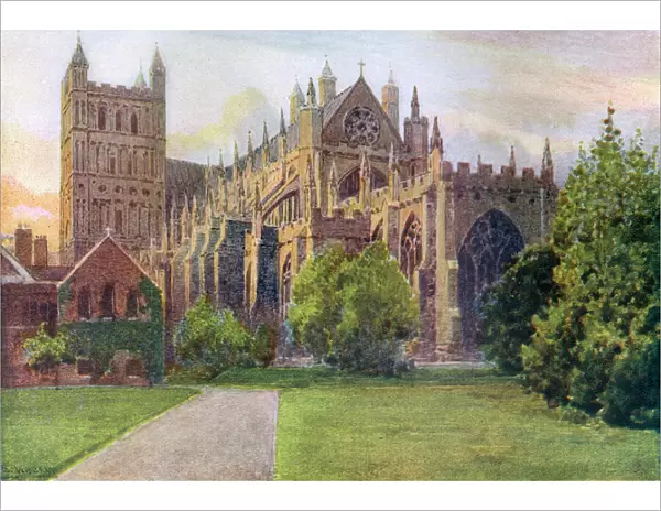 Exeter Cathedral  /  1919
