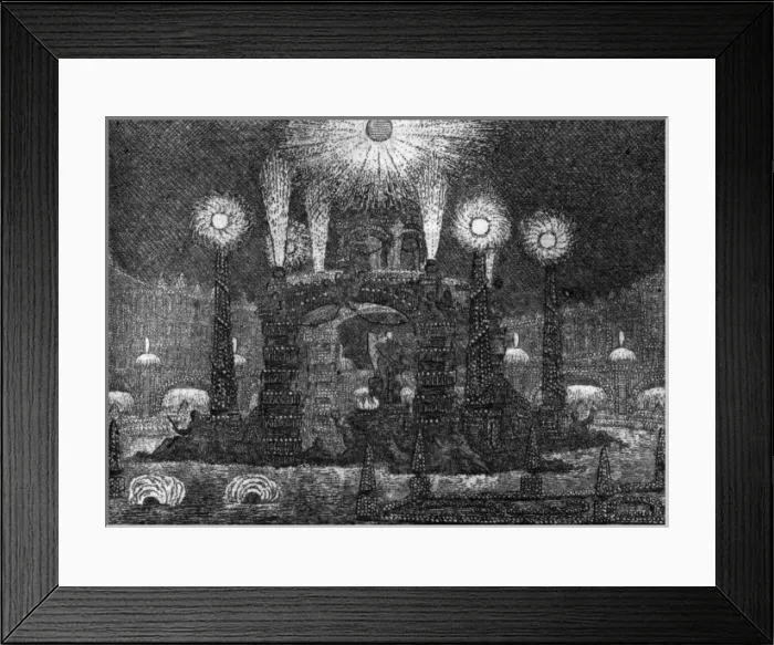 Framed Print : FIREWORKS 1747 - 4 Framed Print : FIREWORKS 1747 - 4