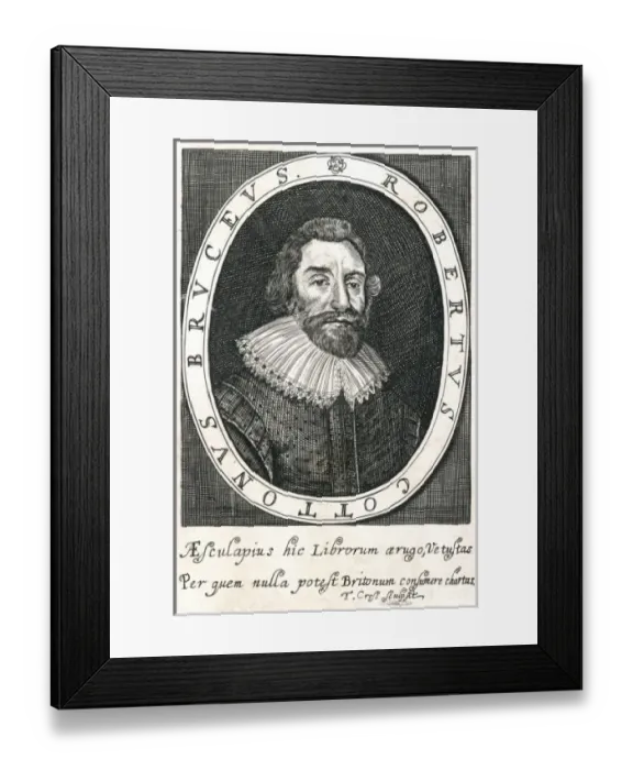 Framed Print : Sir Robert Bruce Cotton Framed Print : Sir Robert Bruce Cotton