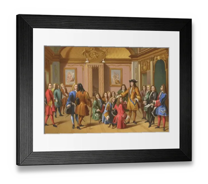 Framed Print : Louis Founds the Order Framed Print : Louis Founds the Order