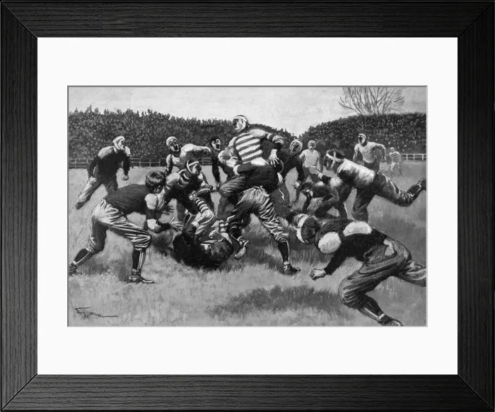Framed Print : US Football Match 1903 Framed Print : US Football Match 1903