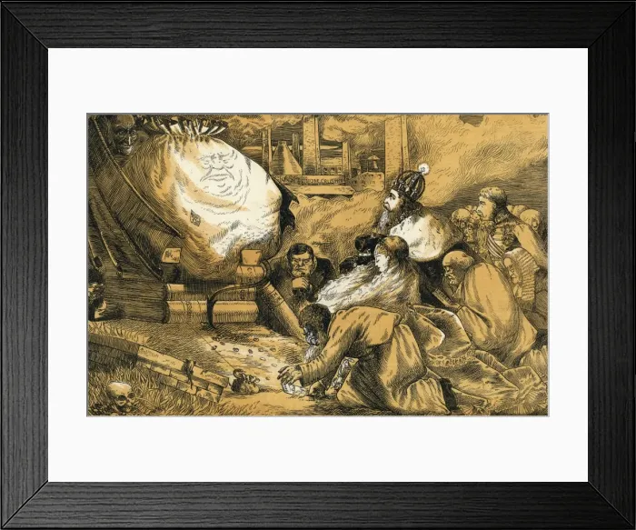 Framed Print : Englands God is Money Framed Print : Englands God is Money