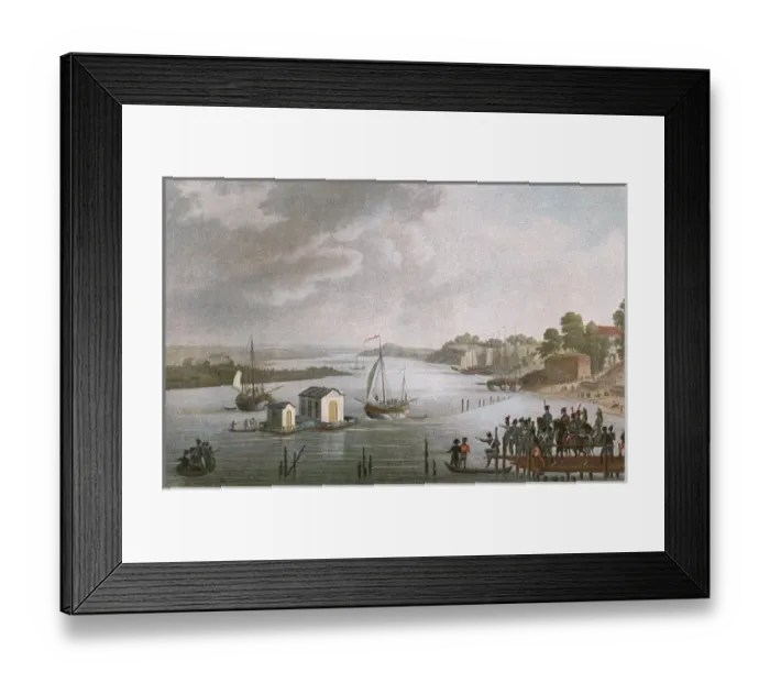 Framed Print : Napoleon Meets Tsar Framed Print : Napoleon Meets Tsar