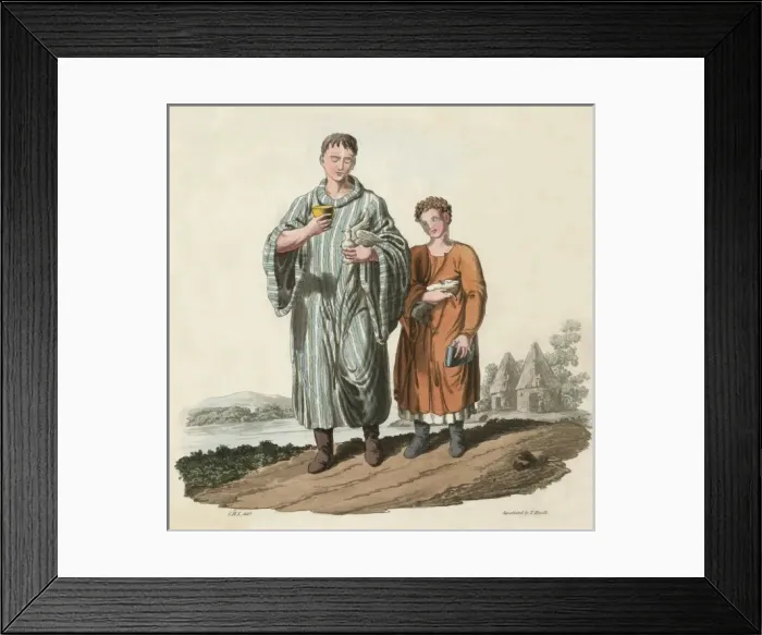 Framed Print : Bardic Scholars Ca 600 Framed Print : Bardic Scholars Ca 600