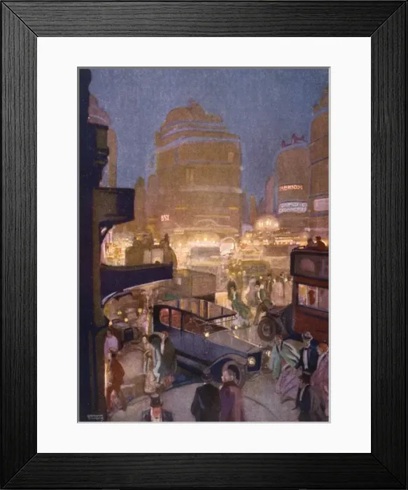 Framed Print : Piccadilly Circus Framed Print : Piccadilly Circus