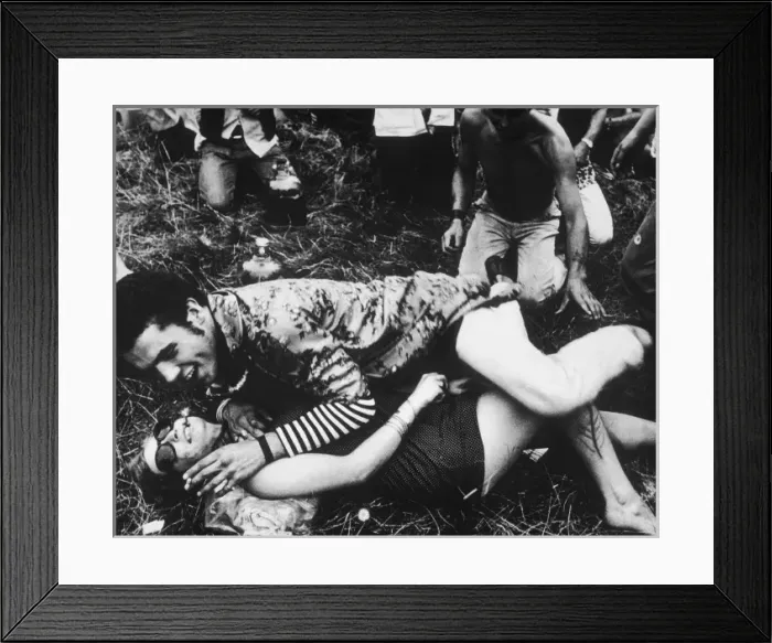 Framed Print : Cavorting Hippies 1967 Framed Print : Cavorting Hippies 1967