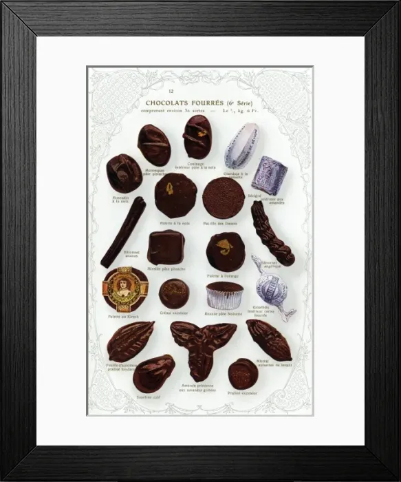 Framed Print : Advert / Choc Fourres Framed Print : Advert / Choc Fourres