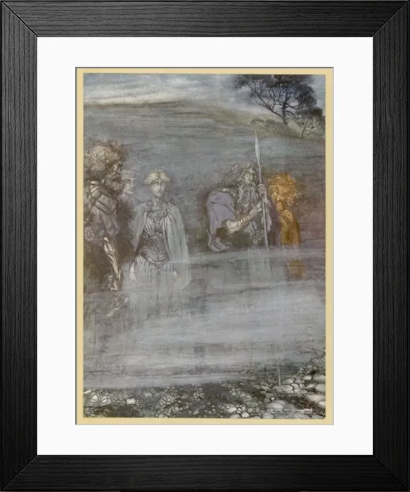 Framed Print : The Gods Without Freia Framed Print : The Gods Without Freia