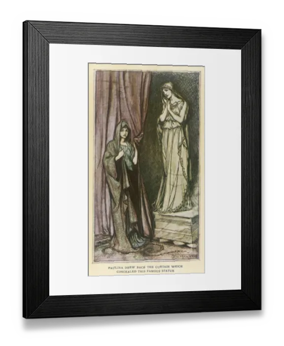 Framed Print : Winters Tale - Statue Framed Print : Winters Tale - Statue