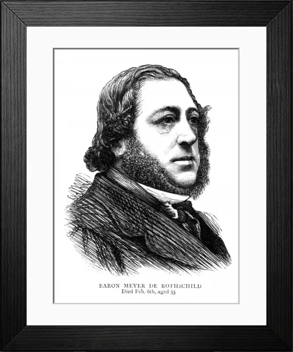Framed Print : Mayer Amschel De Rothschild Framed Print : Mayer Amschel De Rothschild