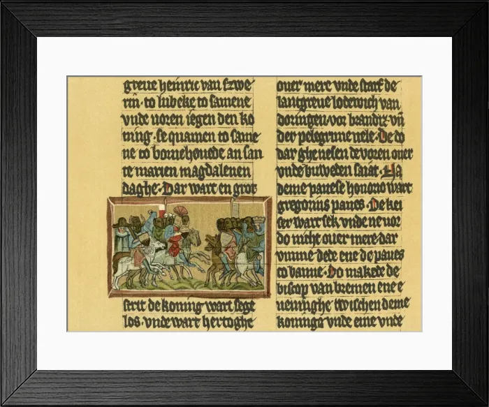 Framed Print : Battle of Bornhoeved Framed Print : Battle of Bornhoeved