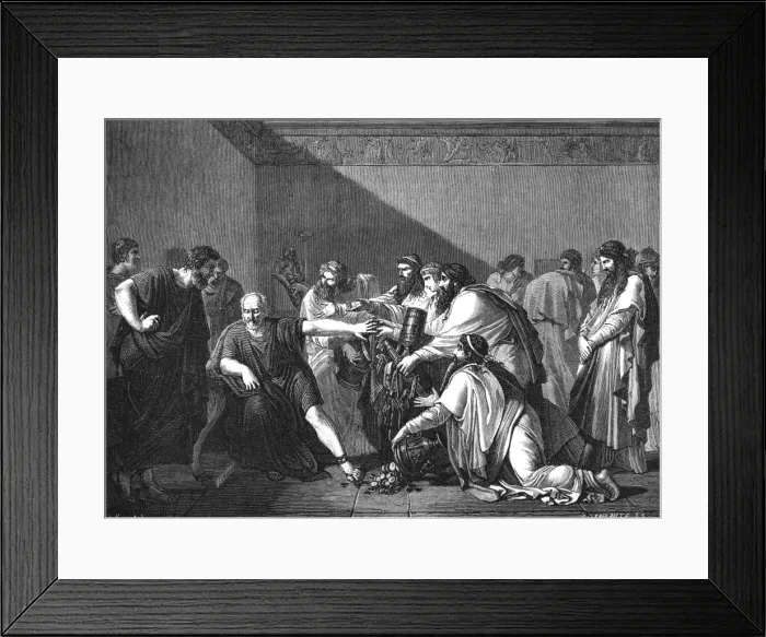 Framed Print : Hippocrates / Artaxerxes Framed Print : Hippocrates / Artaxerxes