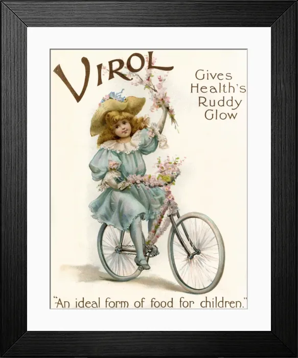 Framed Print : Advert / Virol Food 2 / 2 Framed Print : Advert / Virol Food 2 / 2